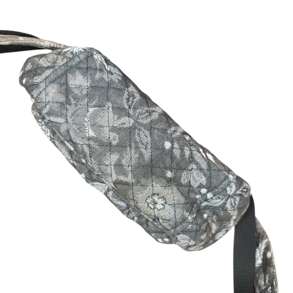 Vera Bradley Cloud Gray Paisley Print Quilted Fabric Backpack - Picture 5 of 7